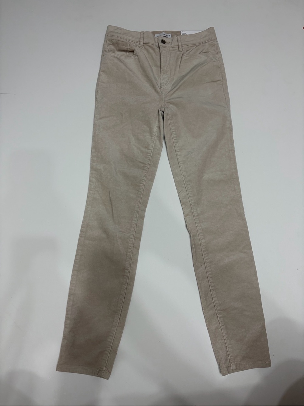 LOFT Skinny Jeans in Light Khaki corduroy NWT size 2 cute comfy cozy office wear